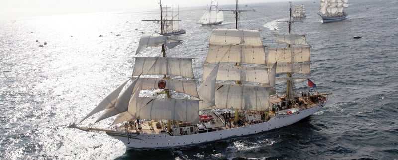 Advanced technology on the world oldest full-rigged ship